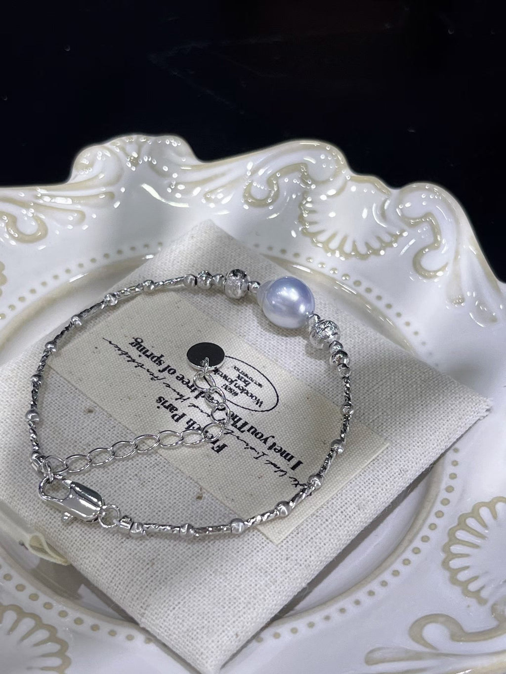 Ocean Pearl Adjustable Bracelet