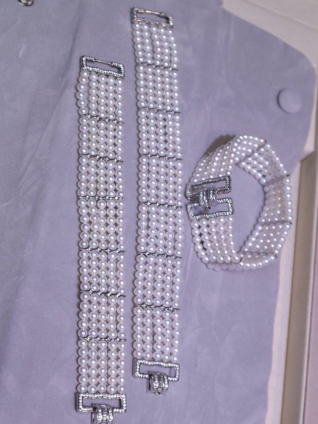Natural Freshwater Pearl S925 Sliver Bracelet