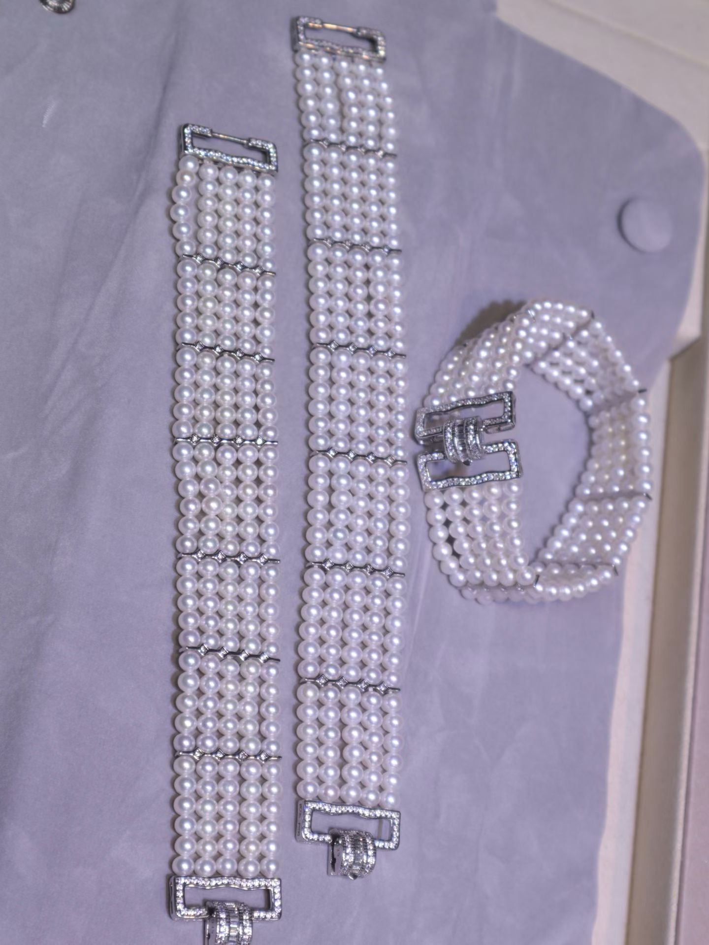 Natural Freshwater Pearl S925 Sliver Bracelet
