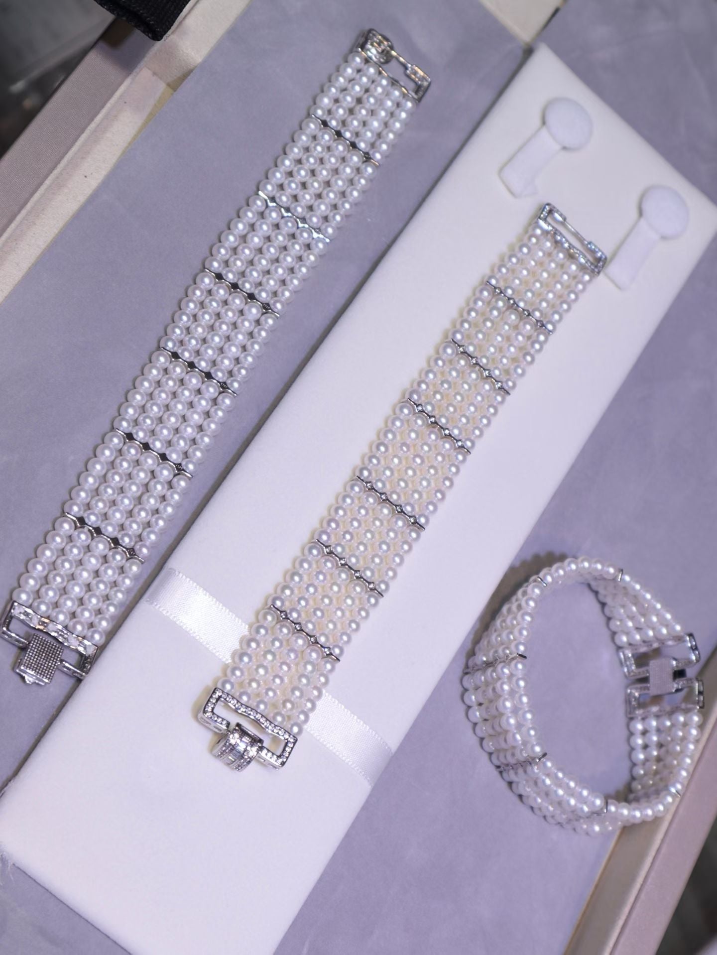 Natural Freshwater Pearl S925 Sliver Bracelet