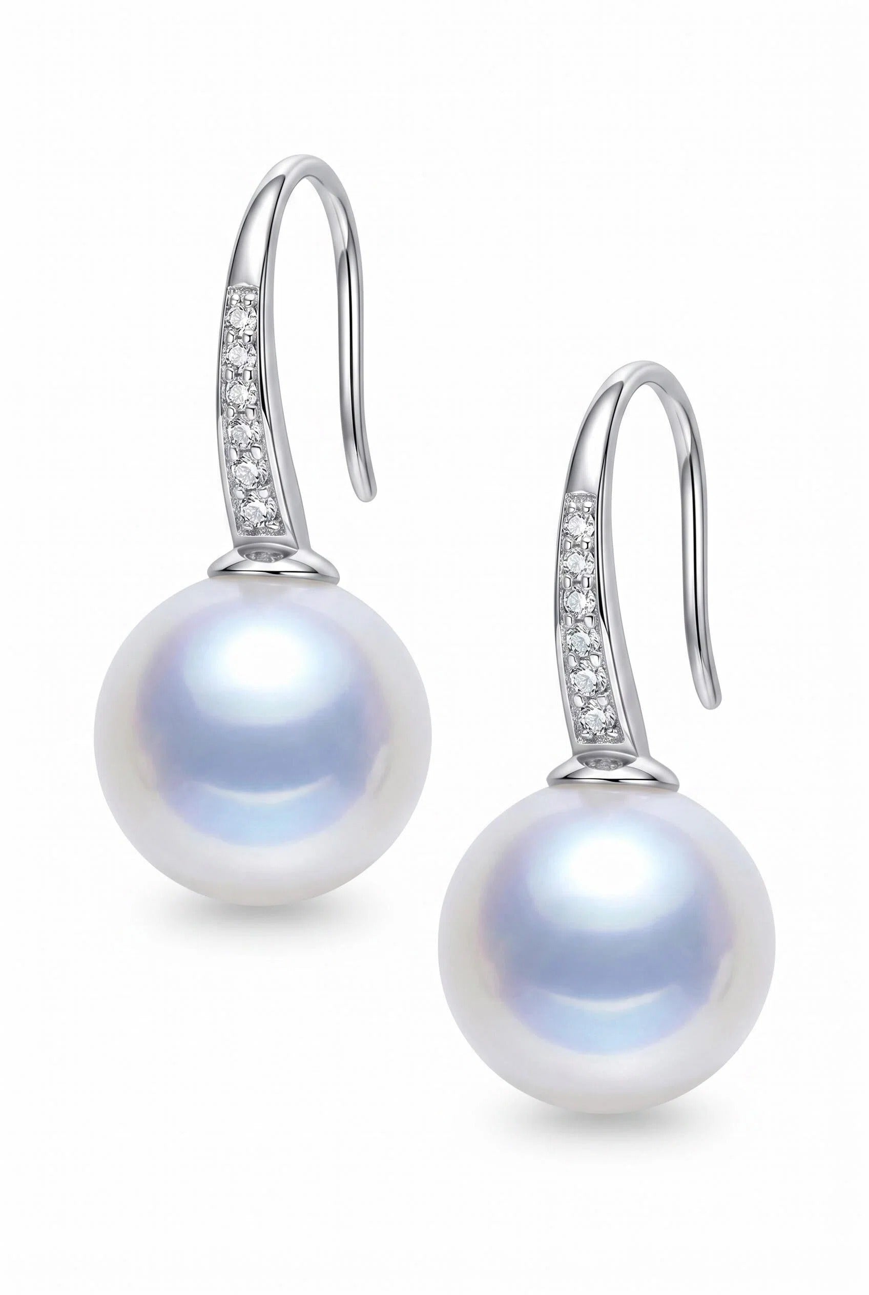 Natural Freshwater Pearl Sterling Silver Stud Earrings
