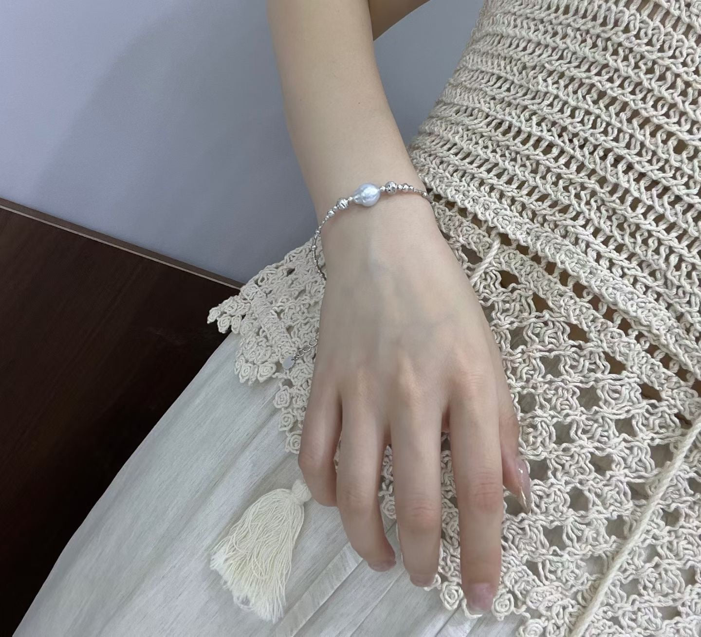Ocean Pearl Adjustable Bracelet