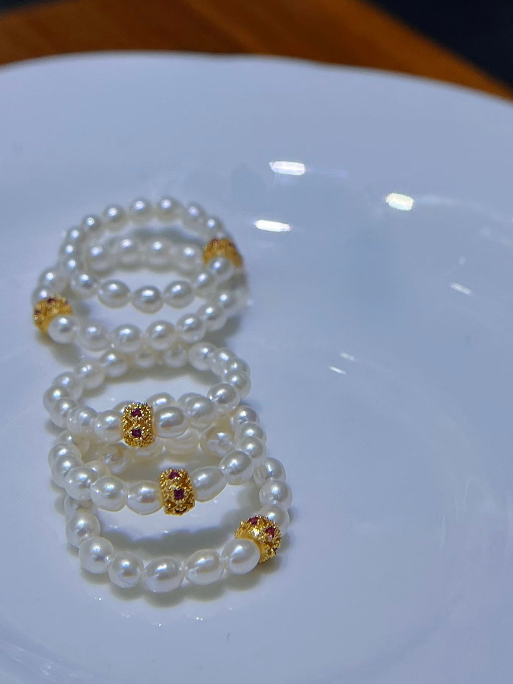 Natural Freshwater Mini Pearl Ring