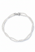 4–6mm natural freshwater double-layer pearl necklace