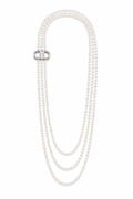 Multi-Layer Natural Freshwater Pearl Long Necklace