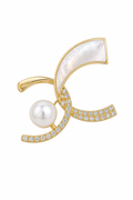 Freshwater Pearl Brooch