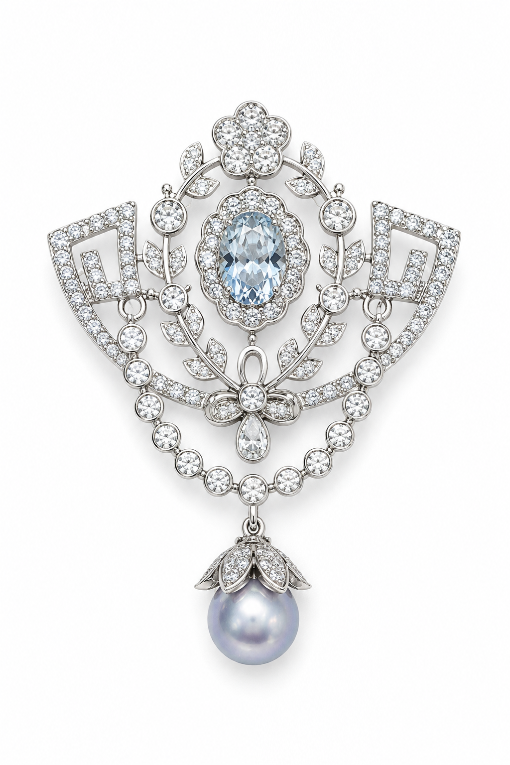 Vintage Freshwater Pearl Brooch