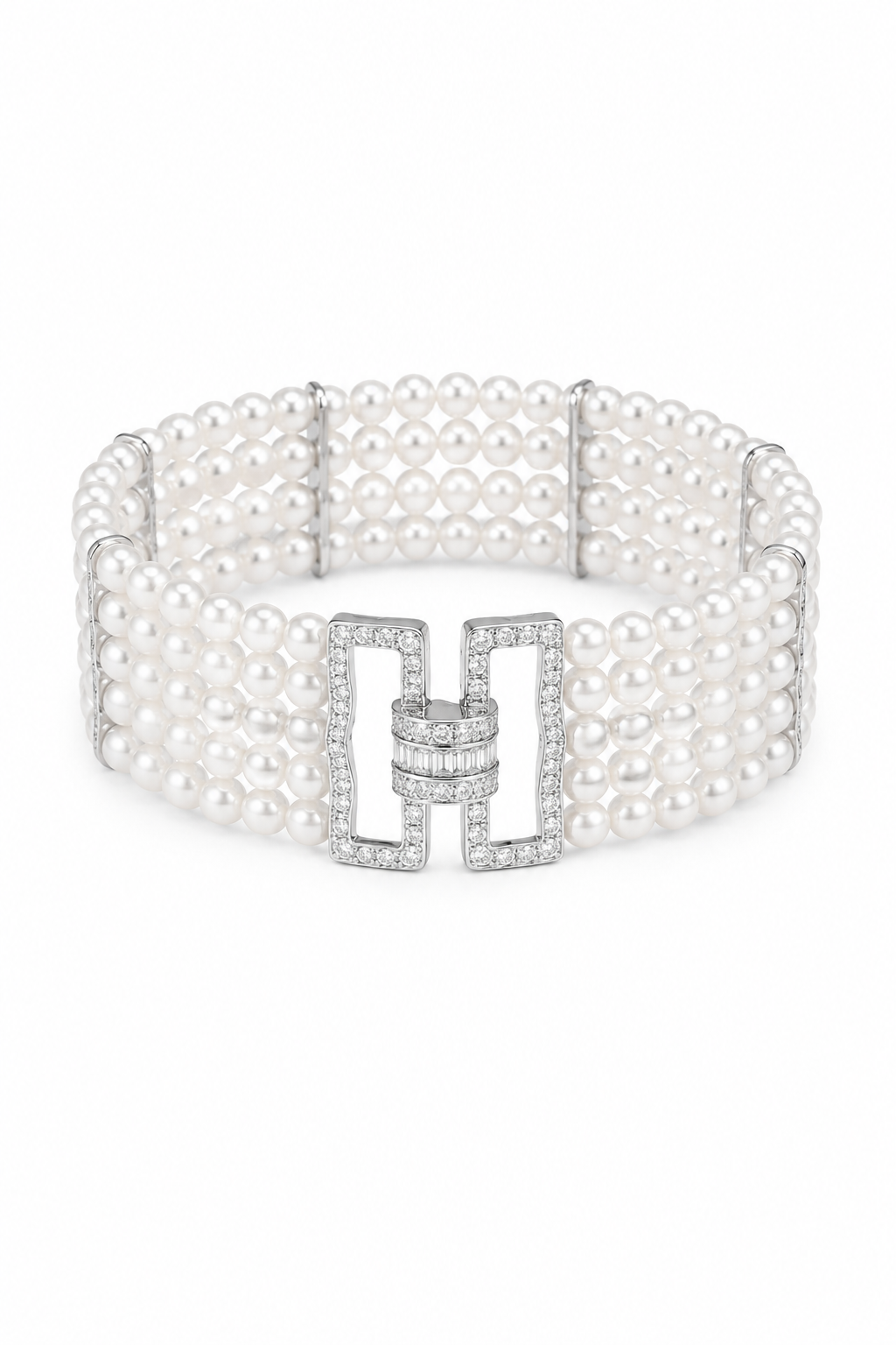 Natural Freshwater Pearl S925 Sliver Bracelet