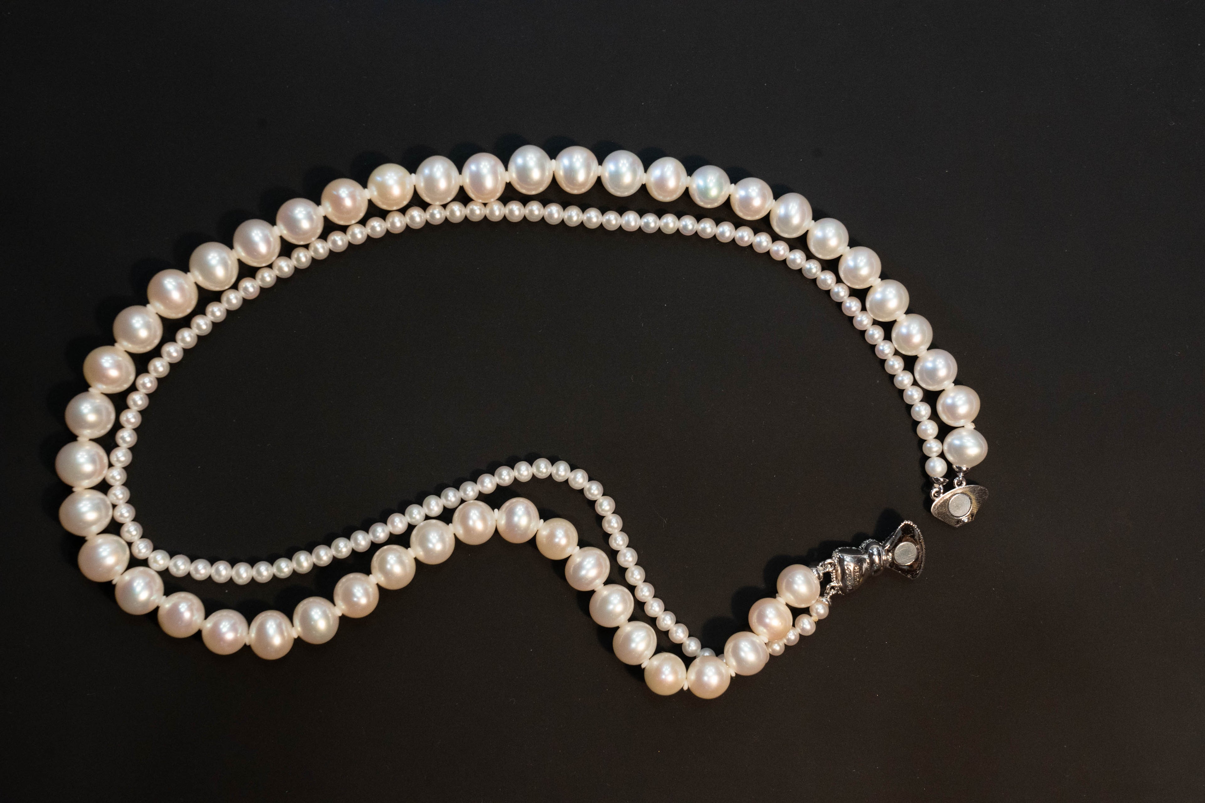 Double Strand Freshwater Pearl Necklace