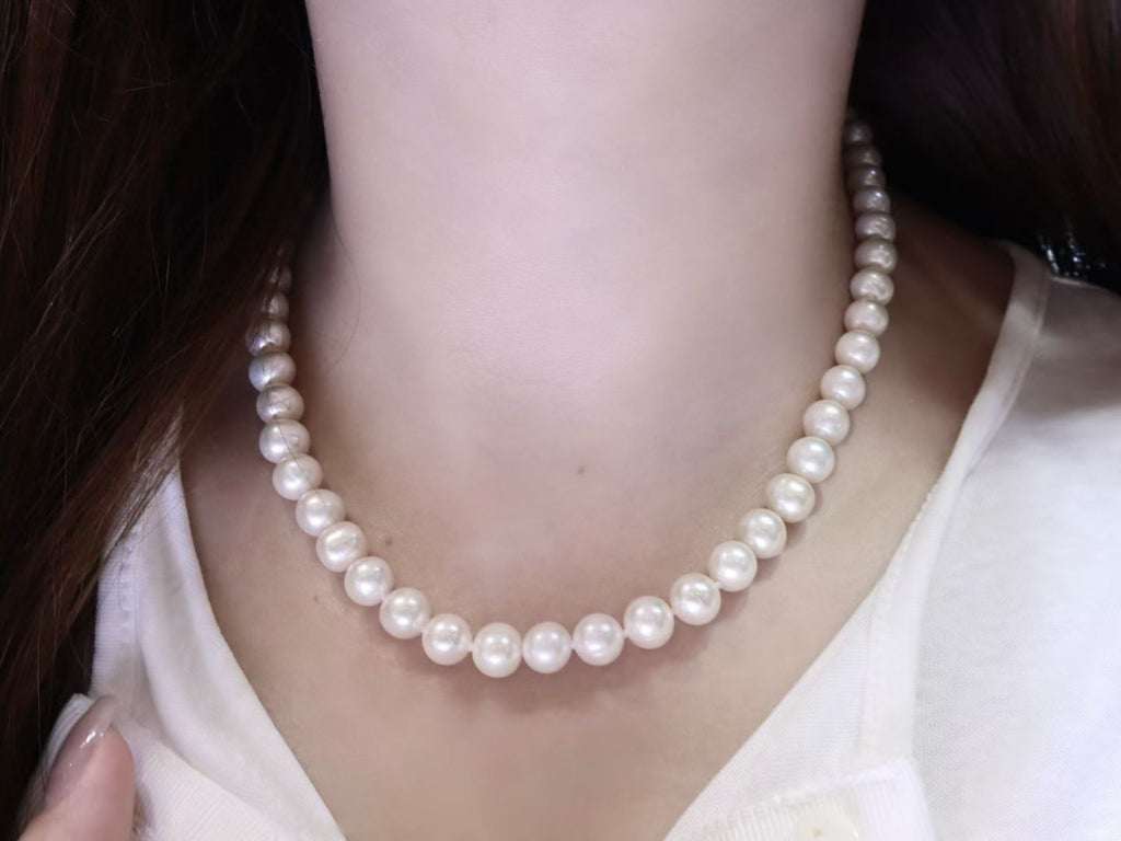 8–9mm Natural Freshwater Pearl Necklace