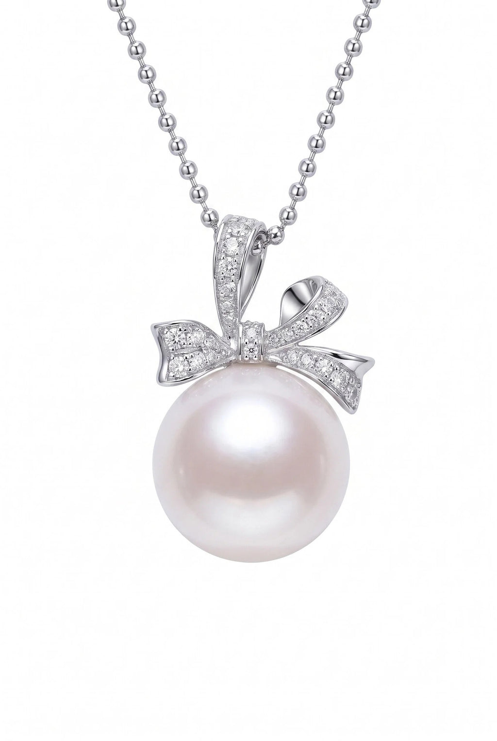 Australian South Sea Pearl Bow Pendant Necklace
