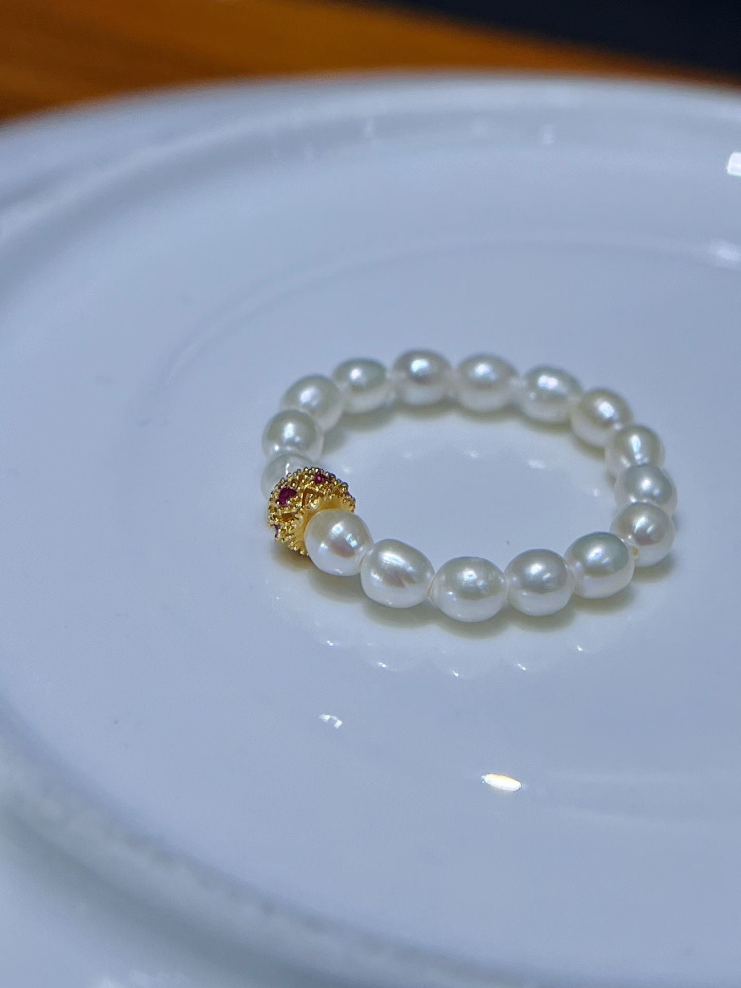 Natural Freshwater Mini Pearl Ring